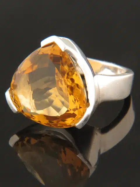Citrine Ring - Sterling Silver