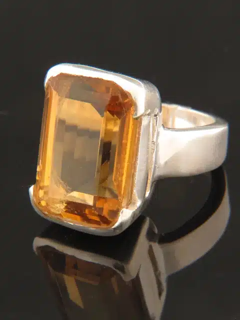 Citrine Ring - Sterling Silver