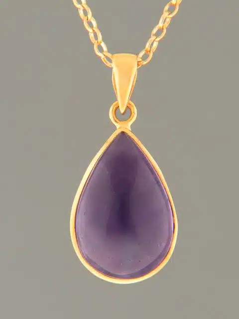 Amethyst Pendant - Gold Vermeil