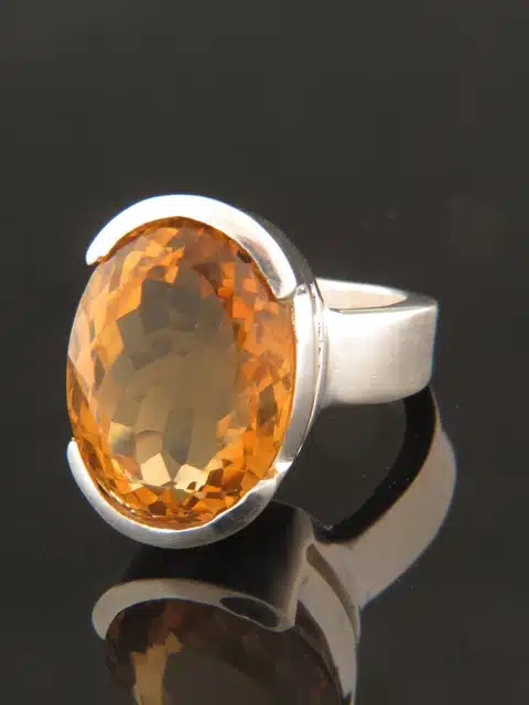 Citrine Ring - Sterling Silver