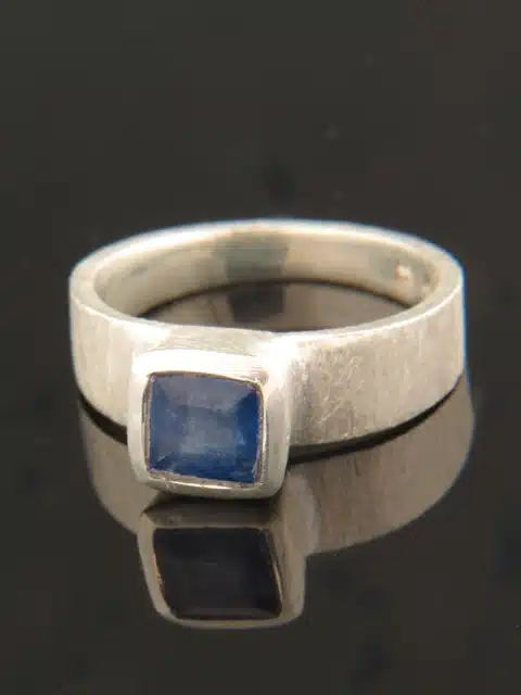 Sapphire Ring -Sterling Silver