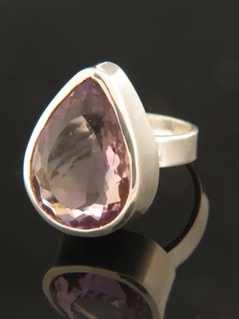 Amethyst Ring - Sterling Silver