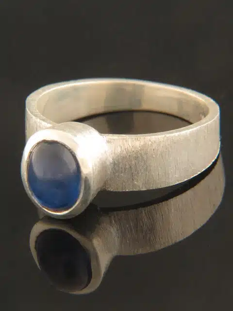 Sapphire Ring - Sterling Silver