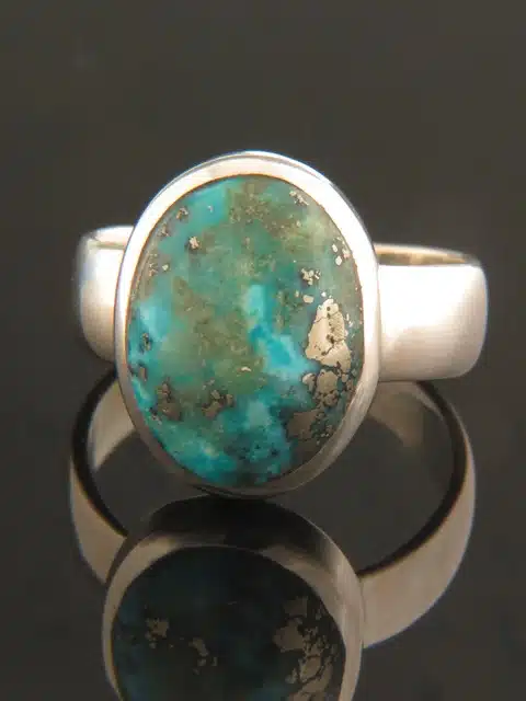 Turquoise Ring - Sterling Silver