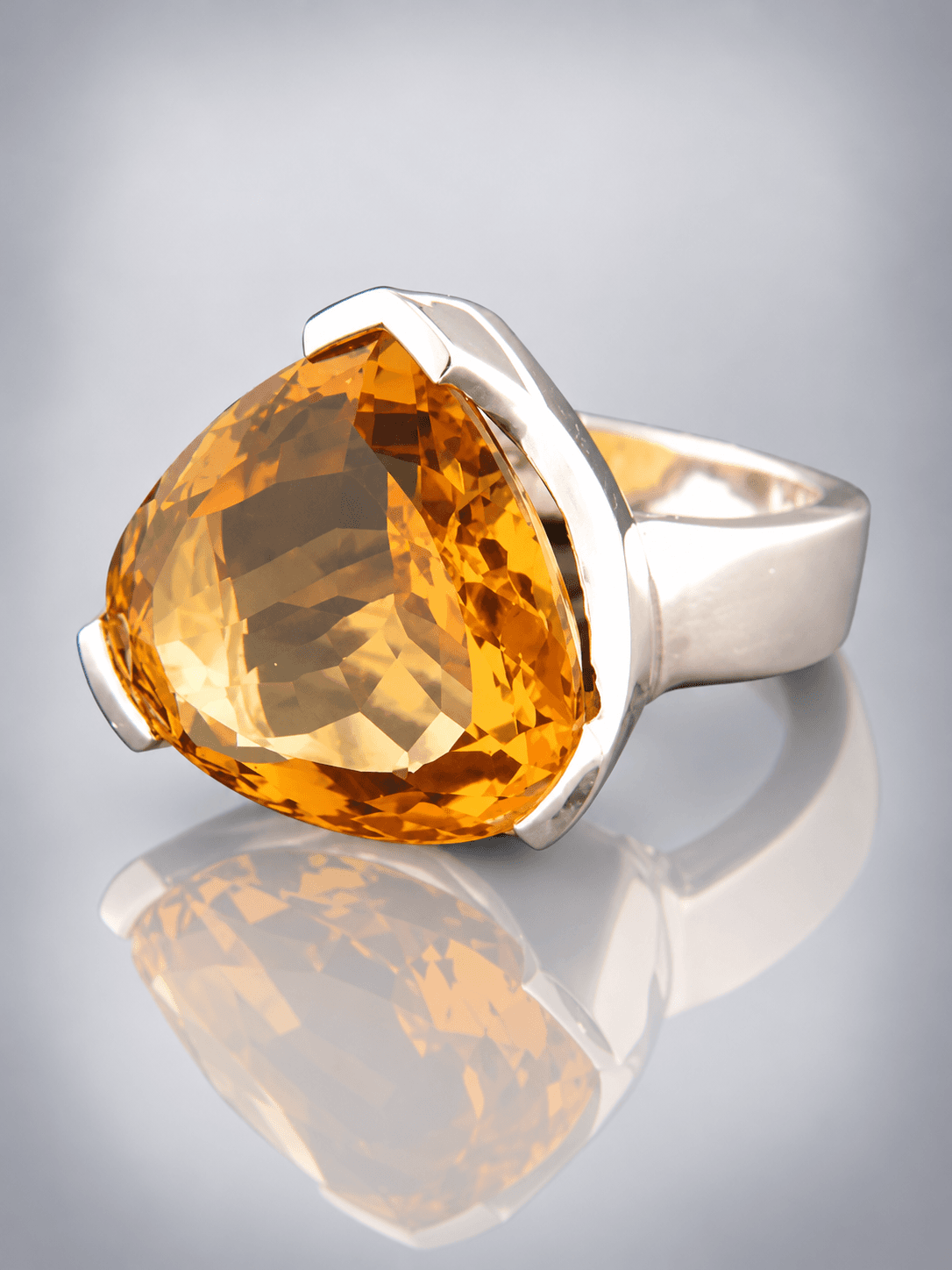 Citrine Ring - Sterling Silver