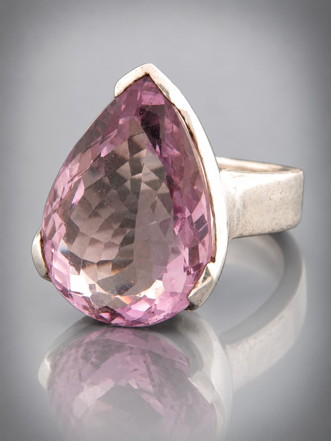 Amethyst Ring - Sterling Silver