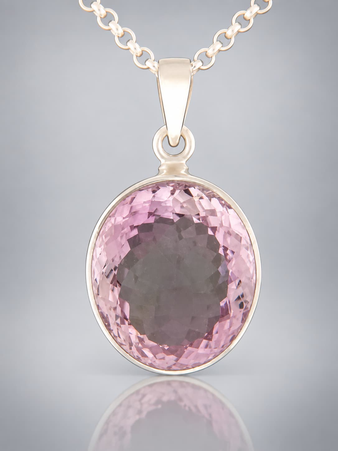 Sterling silver Amethyst pendant
