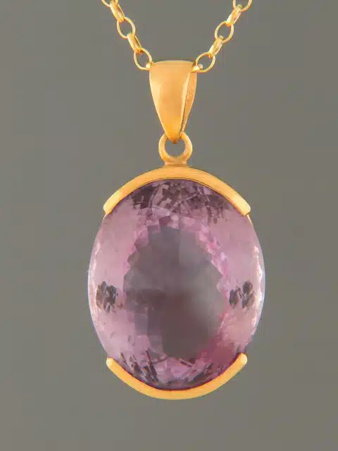 Amethyst Pendant - Gold Vermeil