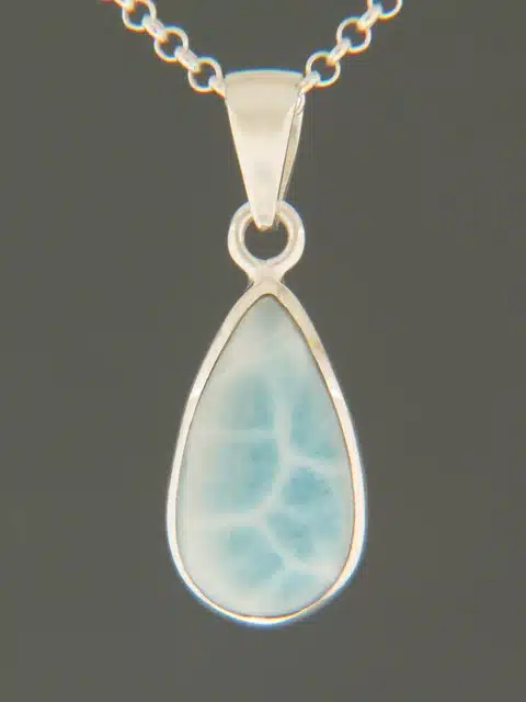Larimar Pendant - Sterling Silver