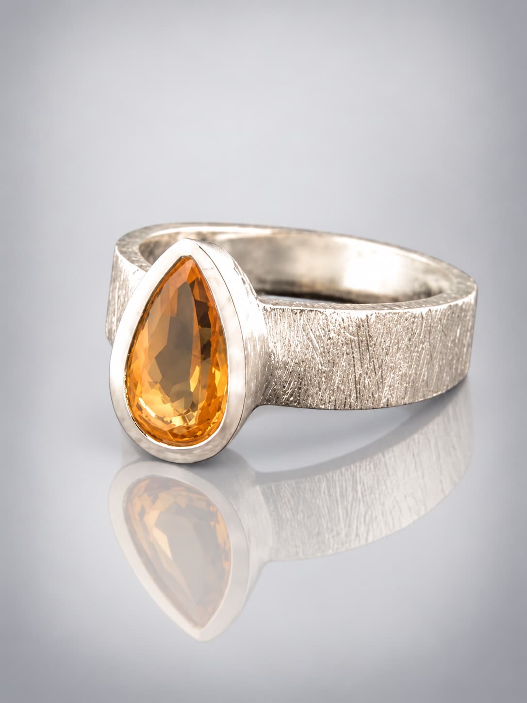 Citrine Ring - Sterling Silver