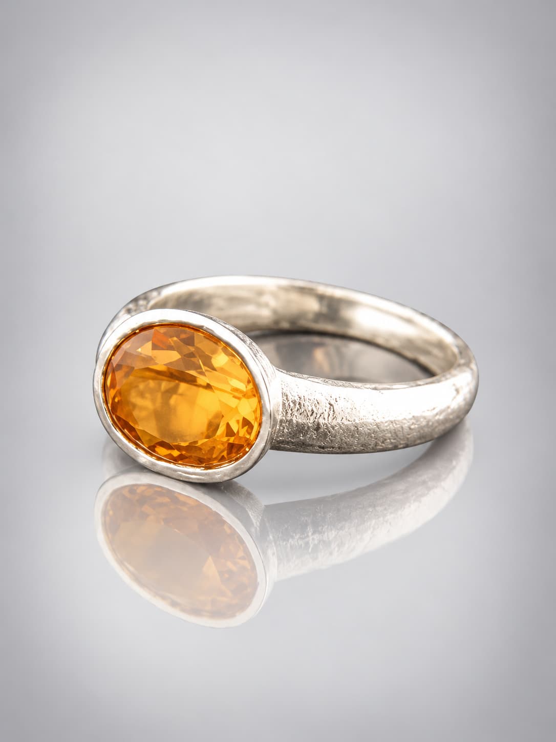 Citrine Ring - Sterling Silver