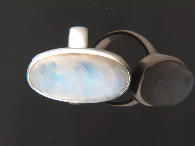 Moonstone Ring - Sterling Silver