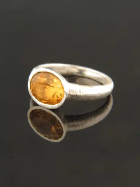 Citrine Ring - Sterling Silver