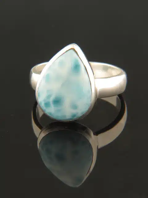 Larimar Ring - Sterling Silver
