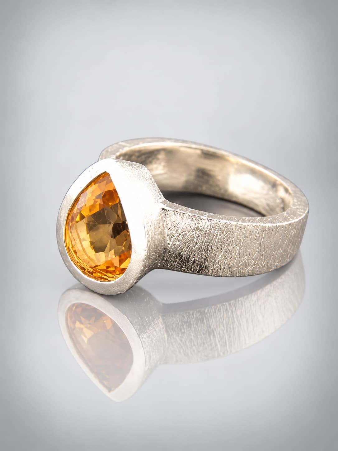 Citrine Ring - Sterling Silver