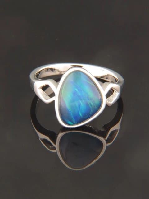 Opal Ring - Sterling Silver