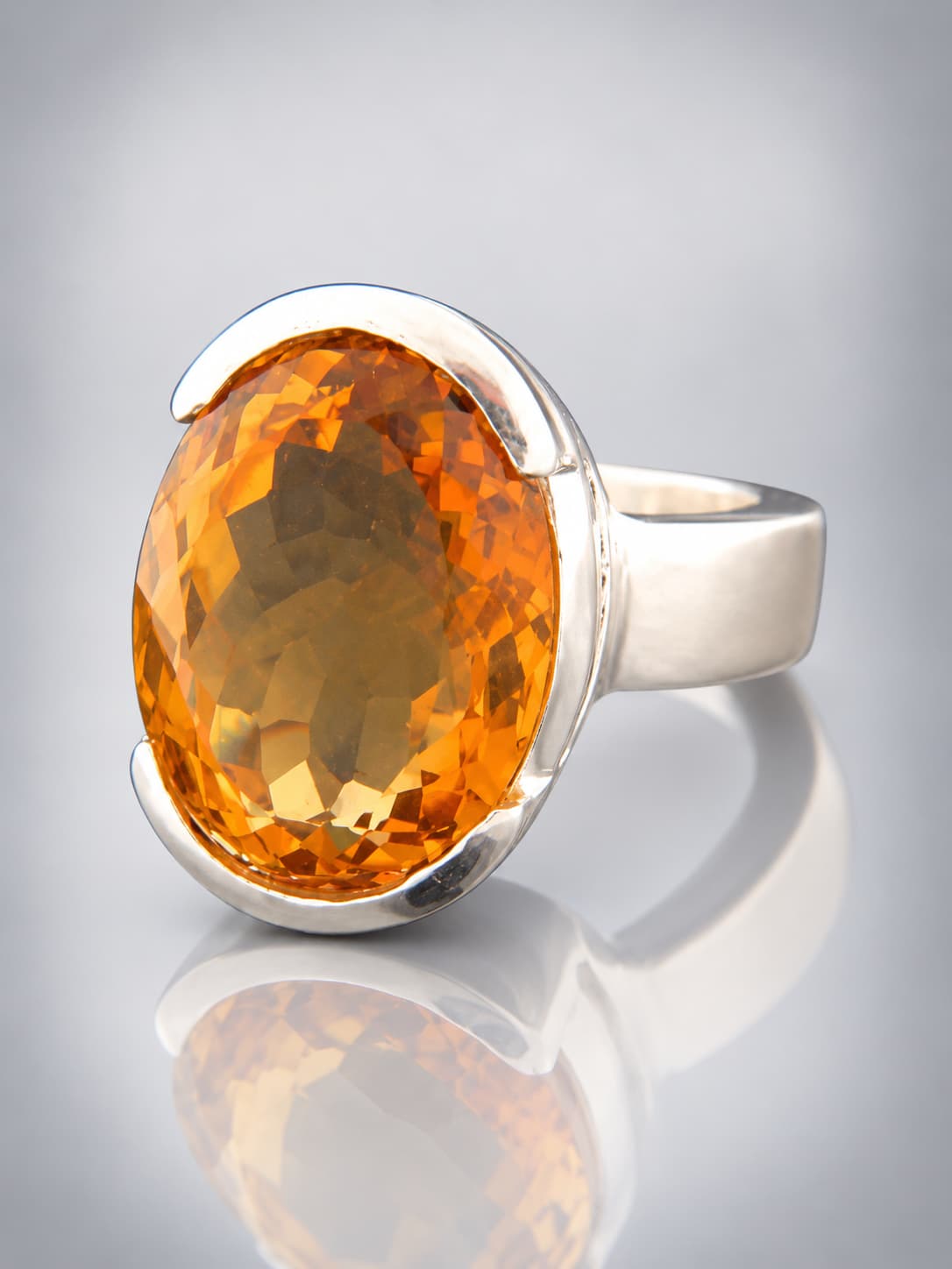 Citrine Ring - Sterling Silver