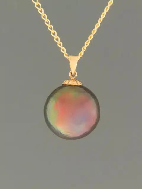 15mm Pearl Pendant - 9ct Gold