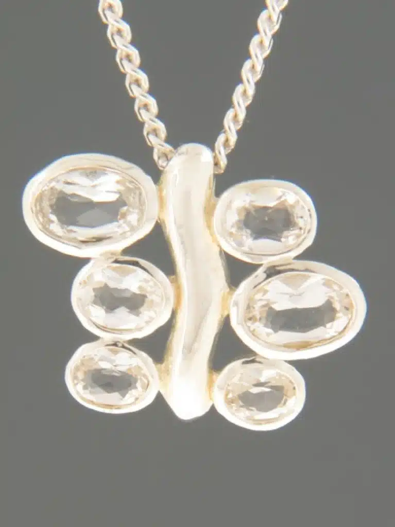 Zircon Pendant - Sterling Silver