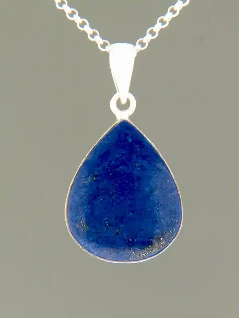 Lapis Lazuli Pendant - Sterling Silver
