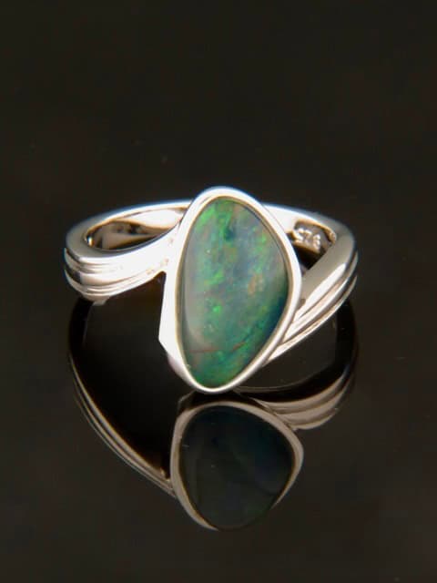 Opal Ring - Sterling Silver