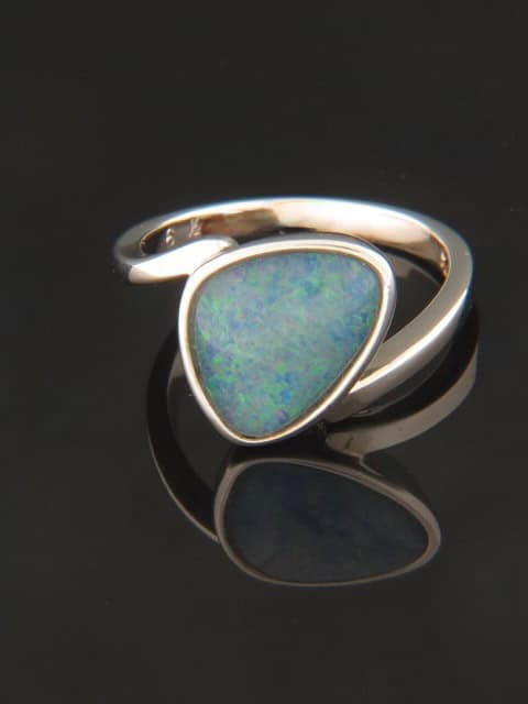 Opal Ring - Sterling Silver